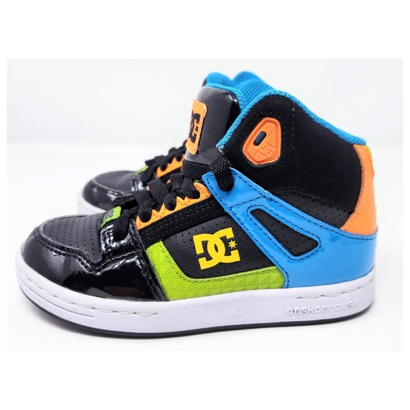 DC Youth's Rebound J skateboard sneakers Size 12 - Picture 3 of 8